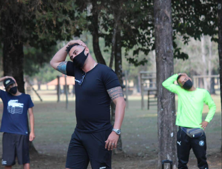 Treinamento de conscientiza da saúde através do esporte